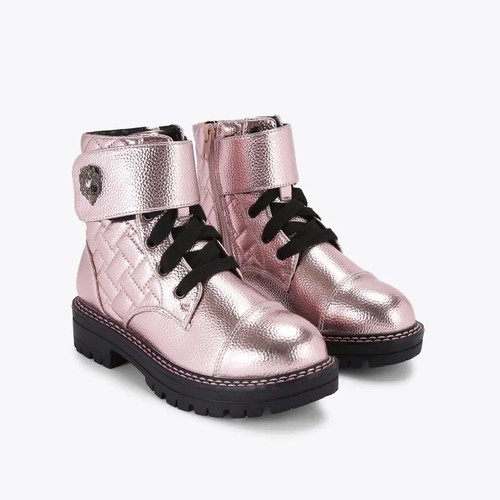 Kurt geiger girls pink leather - pink,