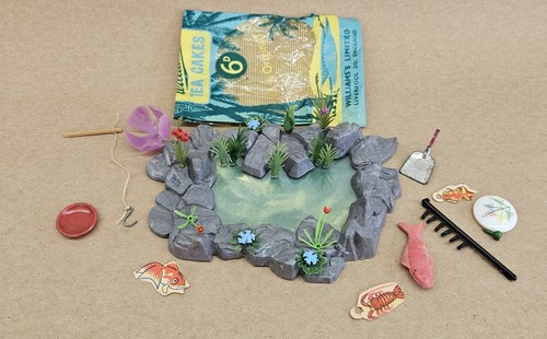 Britains floral garden - garden, pond
