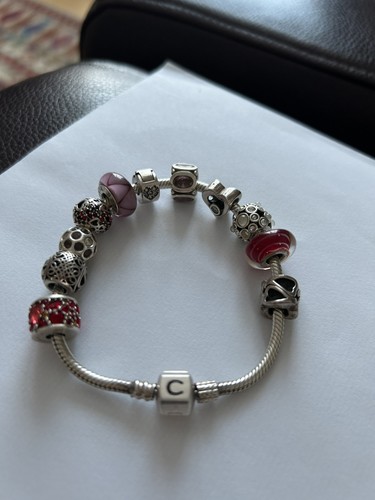 Chamilia silver bracelet with - chamilia,