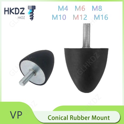 Conical rubber mount - conical,