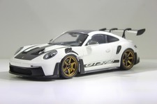 1/18 Minichamps 2023 Porsche 992 911 GT3 RS White RAYS TE37 MODIFIED