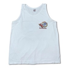 Vintage Anvil Tank Top XL (fits a L) White New Hampshire International Speedway