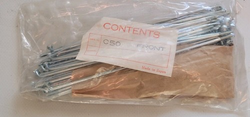Honda c50 front wheel spoke - front,