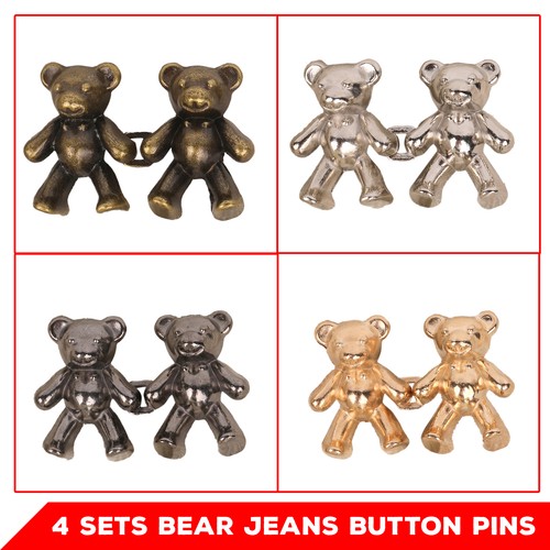 Buttons bear and - friends, jeans