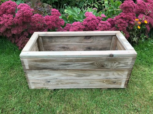 Large wooden planter garden - large,