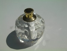 CRYSTAL GLASS BALL, HOLY WATER / SCENT / OIL SPRINKLER BOTTLE 