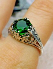 Emerald Ring, Simulated Gem