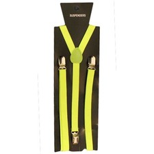 Mens Braces Heavy Duty Adjustable Elastic Y Shape Suspenders Strong Metal Clips