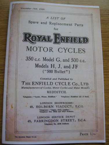 Vintage royal enfield spares - vintage,