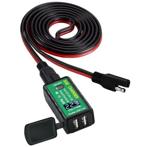 Motorcycle sae usb - usb, dual