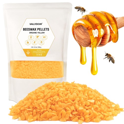 Vallydom beeswax 2lb - vallydom, yellow