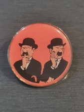 TINTIN Snowy Haddock Hergé Pin Badge Patch New High Quality
