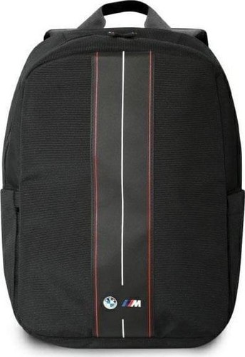 Bmw nylon red stripe backpack - nylon,