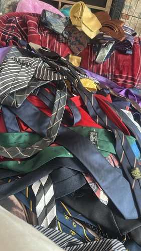 Job lot men ties - lot, polyester