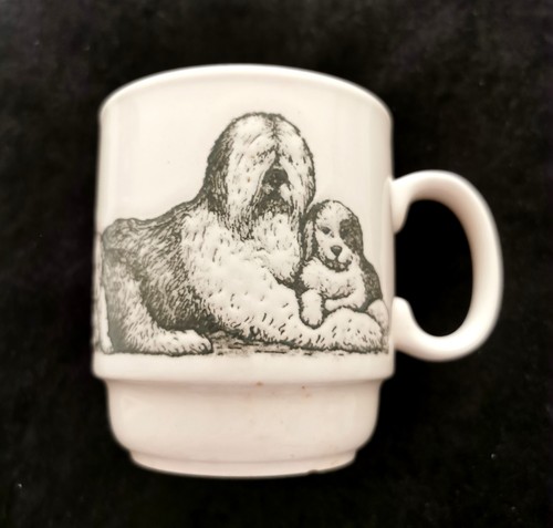 Coloroll dulux dog - mug, old