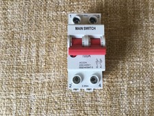LEWDEN/CGD 100 AMP DOUBLE POLE MAIN SWITCH DISCONNECTOR GMS1002P