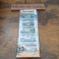 Matchbox, MBX WILD 5 PACK MB OFF ROAD, FORD, HUMVEE, TRIALER BNIB
