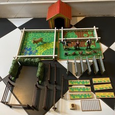 Vintage ELC Farm Playset Fences Hedges Stone Walls & Farmer Bundle