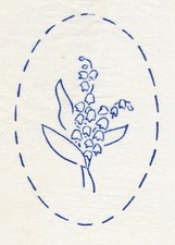 Vintage Embroidery Transfer