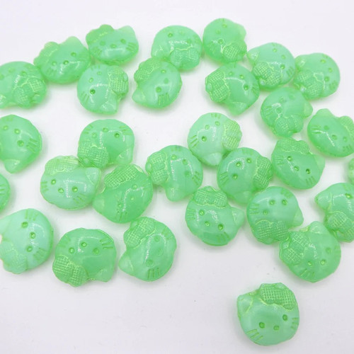 Czech hello kitty glass - czech, beads