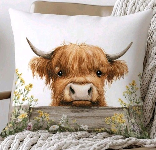 Printed highland cow - 1,