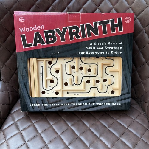 Vintage wooden labyrinth maze - labyrinth,