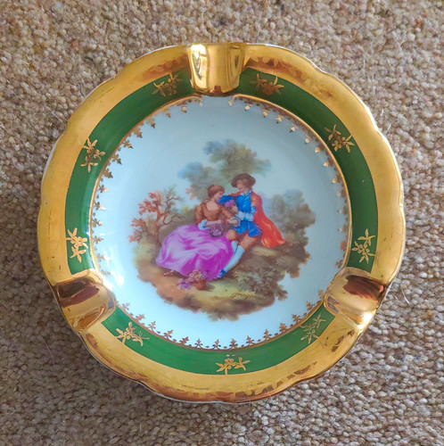 Limoges porcelain round - porcelain,
