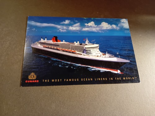 Cunard ocean liner postcard - ocean,