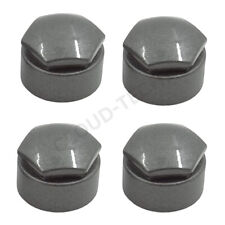 4x For SKODA FABIA OCTAVIA GLOSS GREY LOCKING WHEEL BOLT NUT COVERS