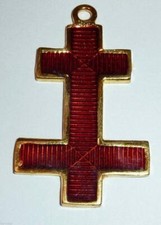 Masonic Knights Templar Preceptor Collarette Cross Jewel – LR279