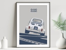 Fiat 595 Abarth Poster Print -