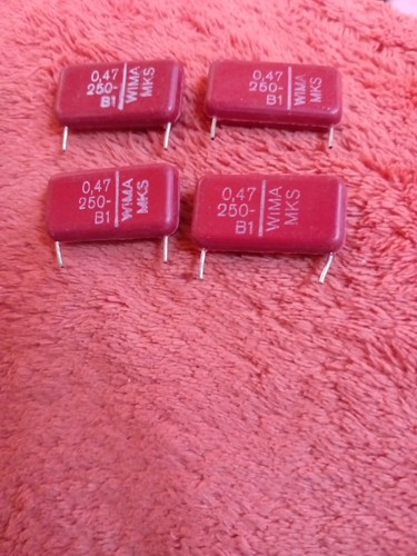 Wima capacitor 47uf - 4x, 0.47uf