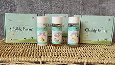 Childs Farm Travel Size Bottles Baby Wash, Bath Bubbles & Moisturiser  X 5 SETS 