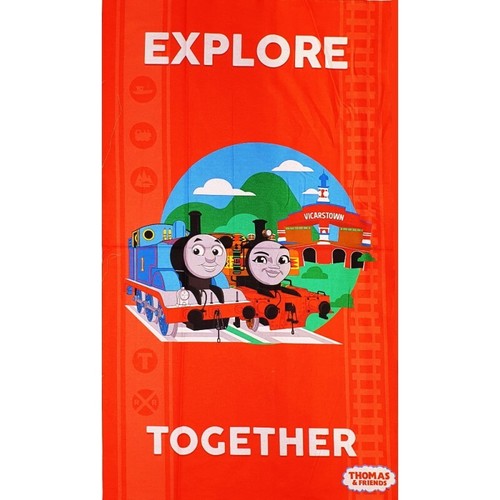 100 cotton fabric thomas the - 100%,