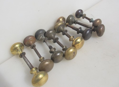 Victorian brass door - victorian, knobs