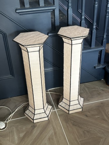Art deco pair floor lamp - deco,