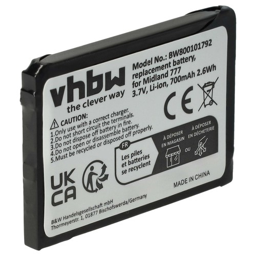 Battery for midland - battery, pmr446