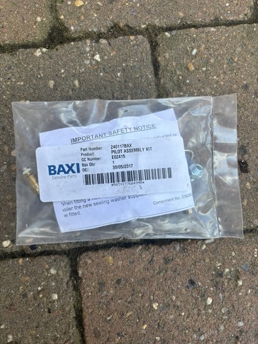 Baxi bermuda pilot assembly - baxi,