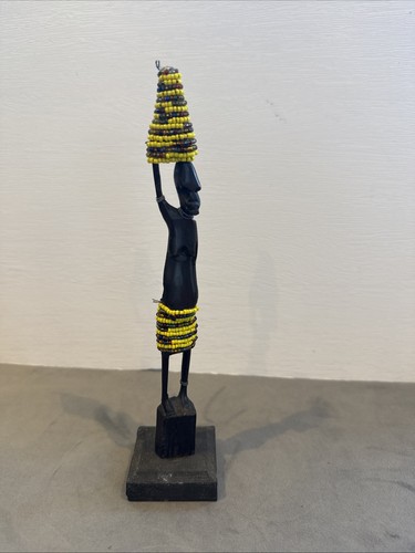 African art carved ebony - carved, wood