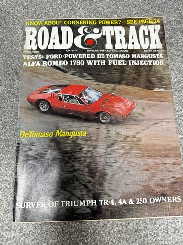 Road track magazine april - road,