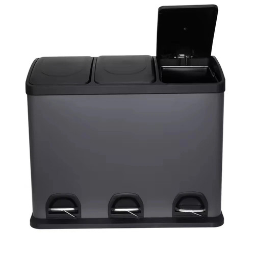 3x15l pedal bin triple - pedal,