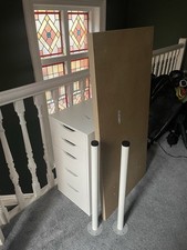 IKEA Alex 5-Drawer White Under