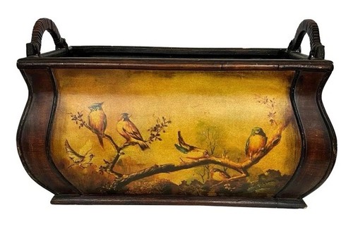 Chinoiserie bamboo bird mural - chinoiserie,