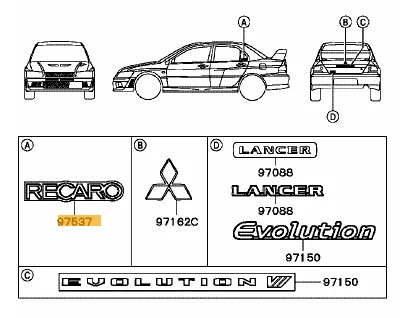 Equipment sticker rear - rear, window