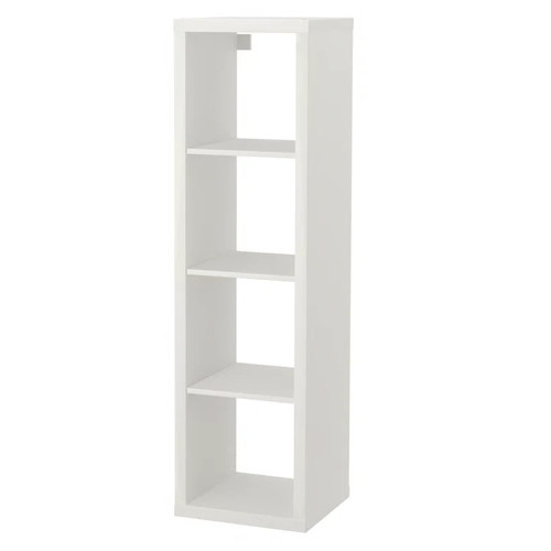 Ikea kallax white shelving - white,