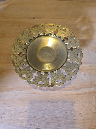 Vintage brass small coin - brass,