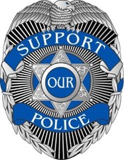 Support our Police Vinyl Decal