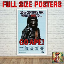 Planet Of The Apes Go Ape Promo Repro Movie Photo / Poster Up To 36"