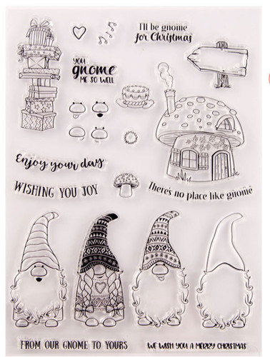 Christmas santa silicone clear - christmas,