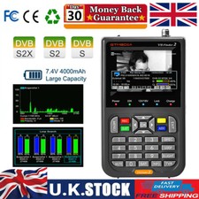 GTMEDIA 1080p HD Satellite Finder Meter DVB-S2X/S2/S Sat Signal Detector 3.5"LCD